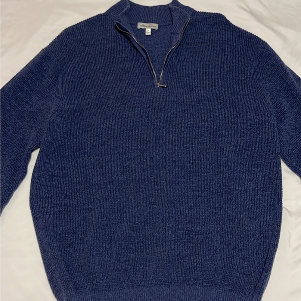 Peter Millar Blue Navy Sweater 1/4 Zip